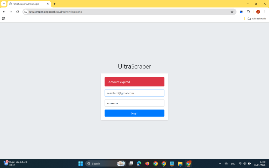 Ultra Scraper Social Network Data Scraper Expired
